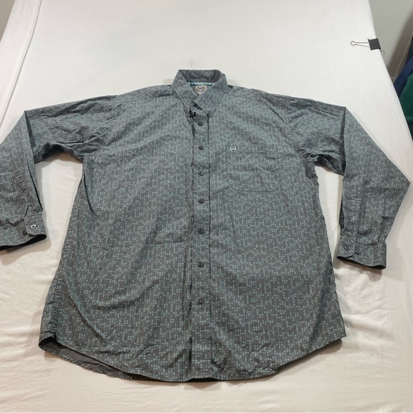 Cinch shirt Men’s Large Graphic Long Sleeve Button down shirt western cowboy - Picture 6 of 10